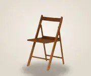 Silla tijera de madera