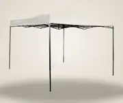 Gazebo blanco 3 × 3 m
